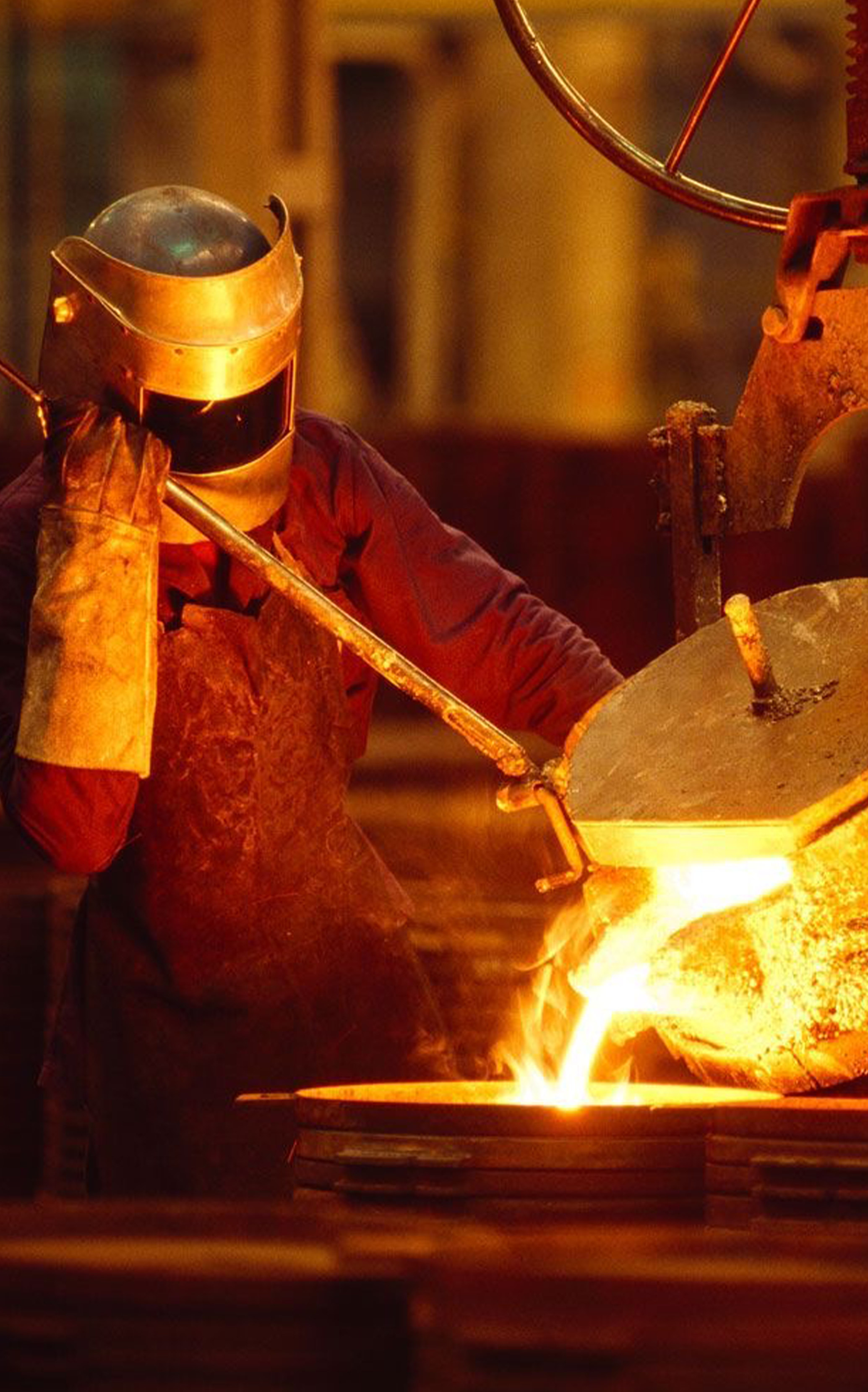 Gold processing scene